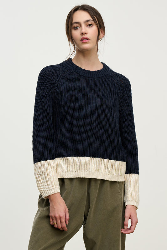 VELVET - Shay Navy Sweater
