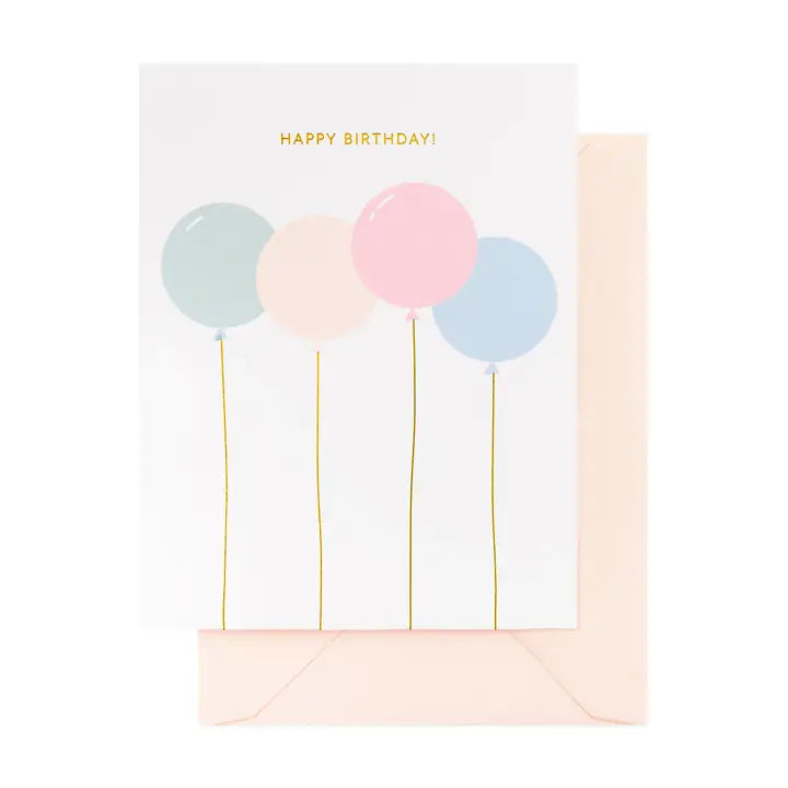 Card "Birthday Balloons"