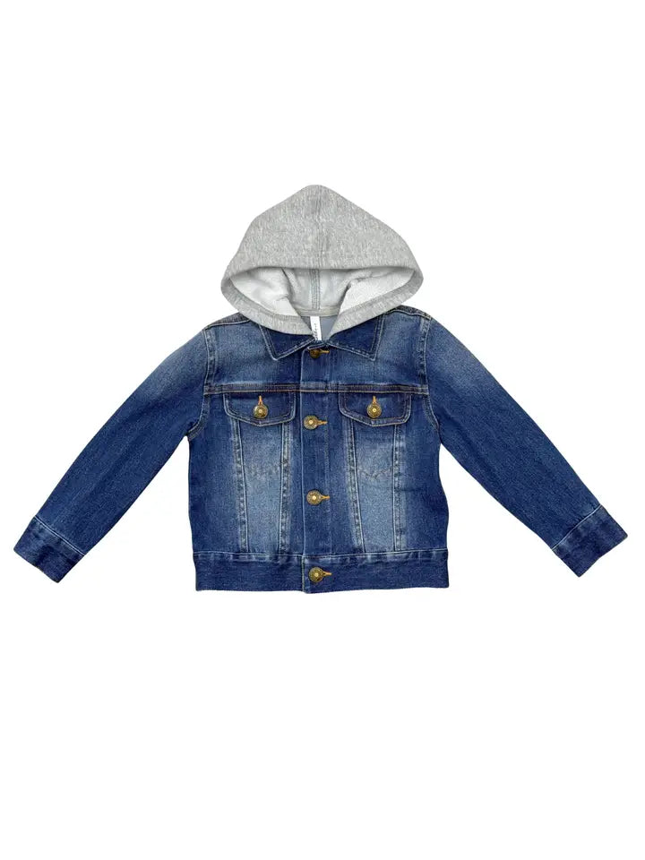 Hooded Denim Jacket