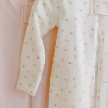 Zip Longsleeve Sleeper Footie / Fleur