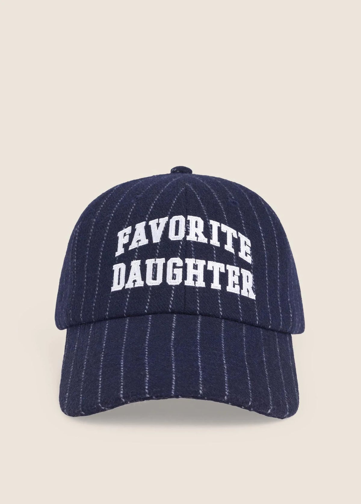 Wool Stripe Baseball Hat