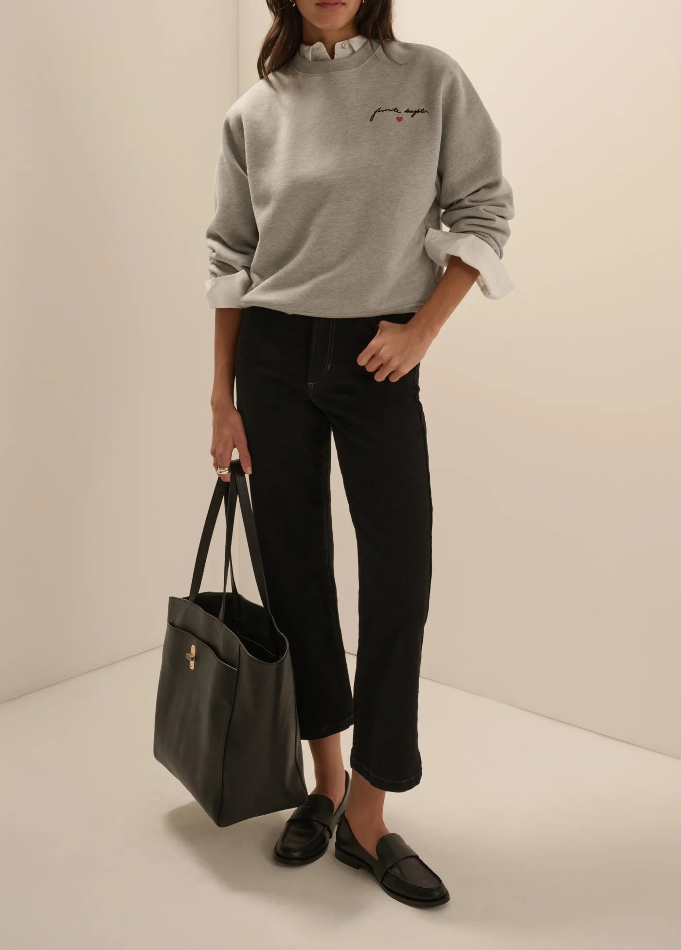 Cropped Signature Sweatshirt