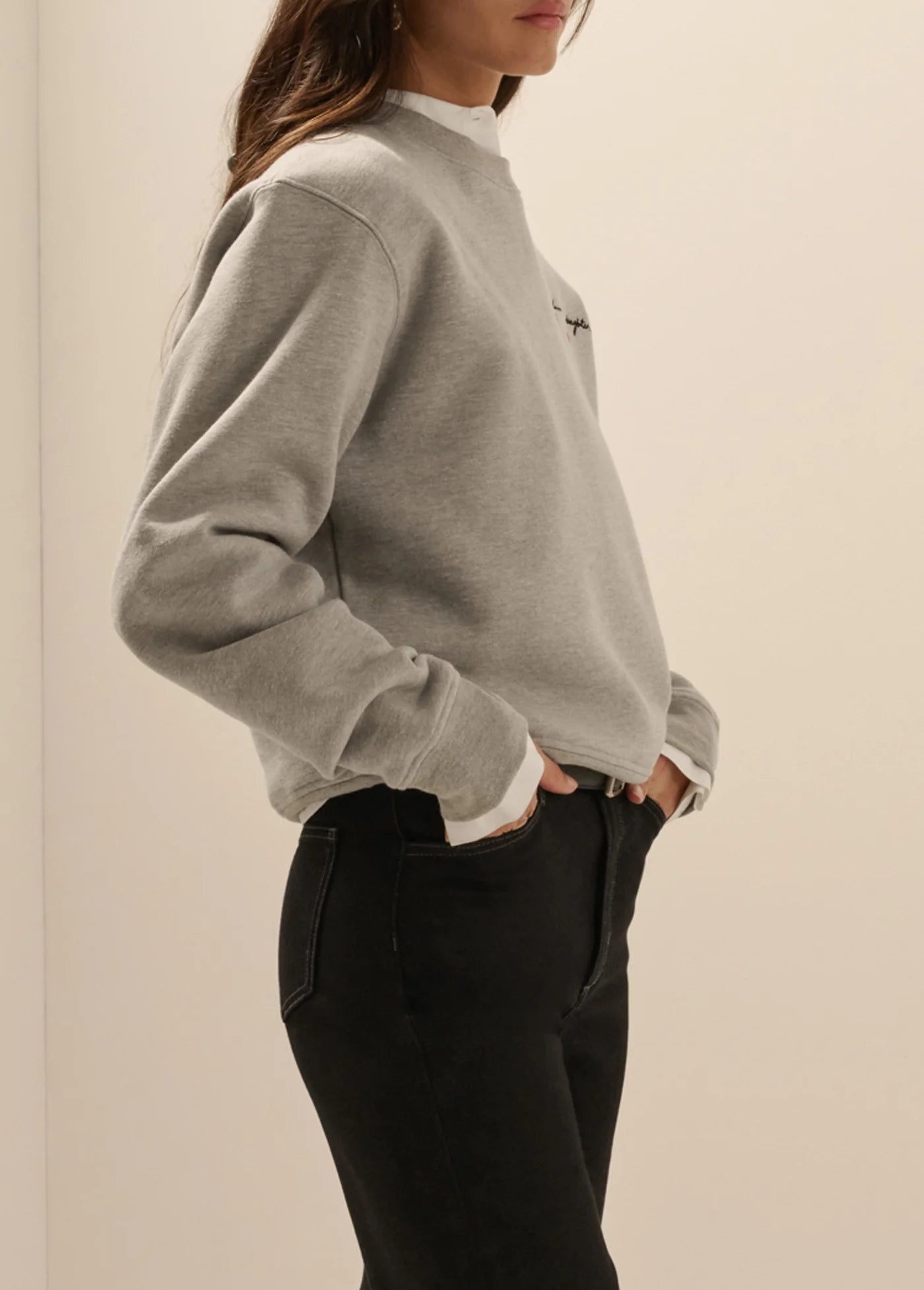 Cropped Signature Sweatshirt