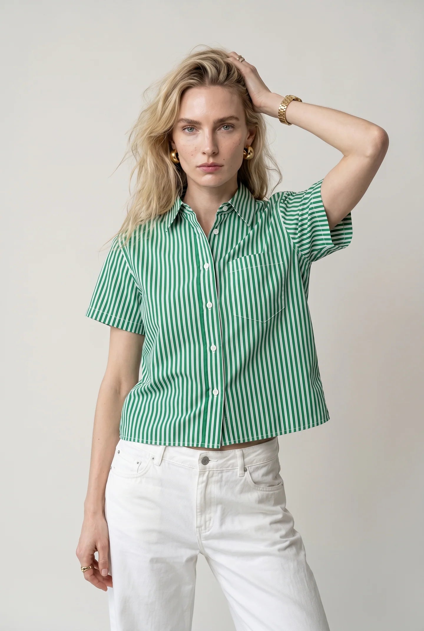 The Boxy Cropped Shirt
