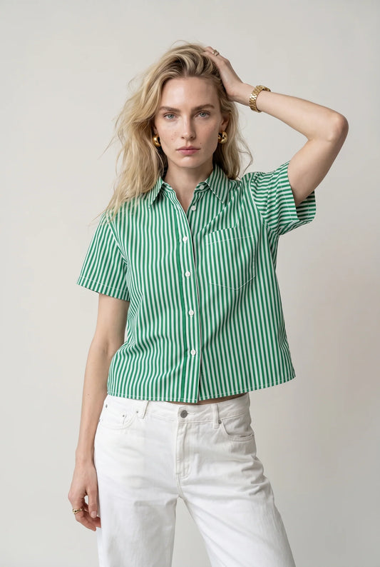 The Boxy Cropped Shirt