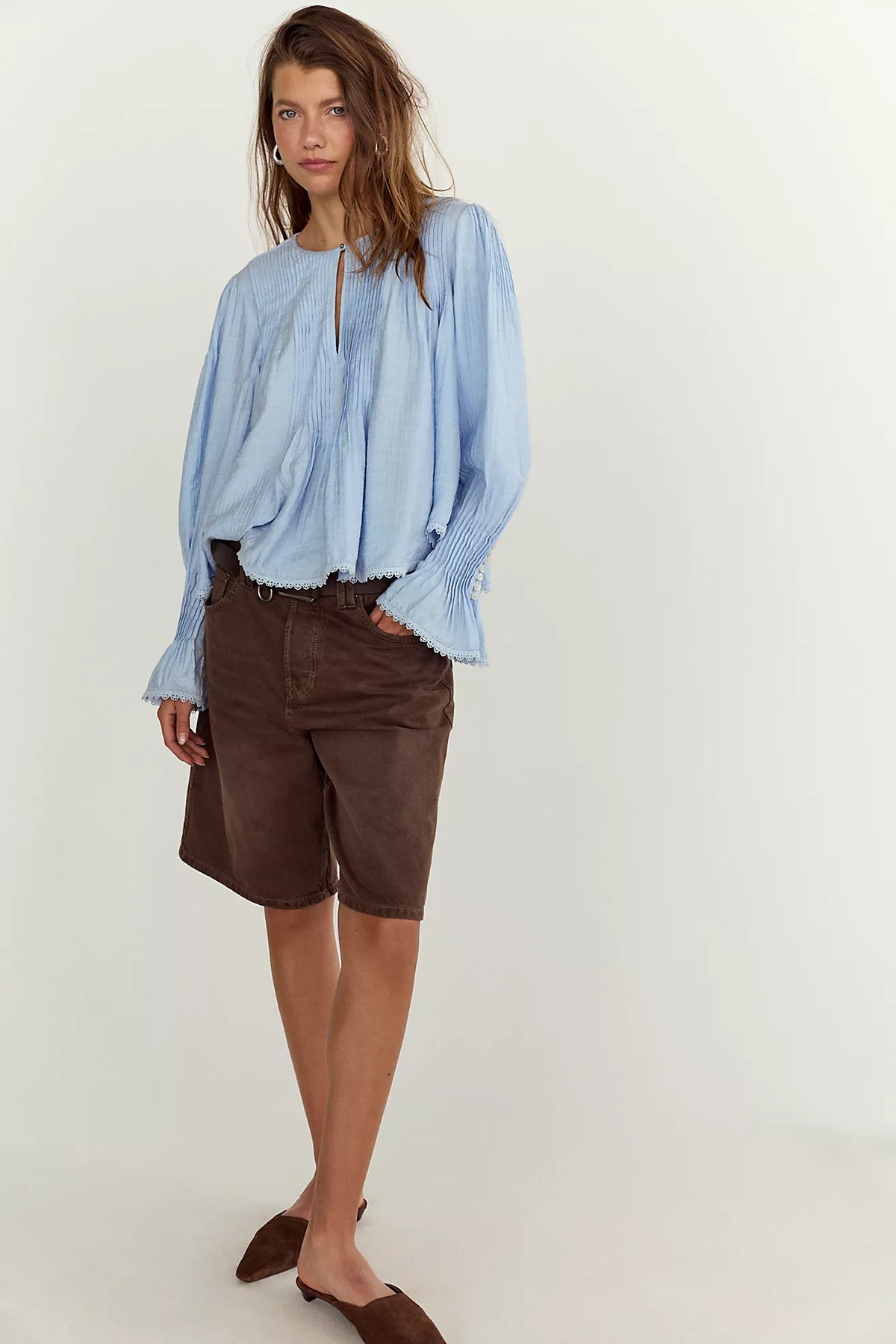 Thousand Pintucks Blouse