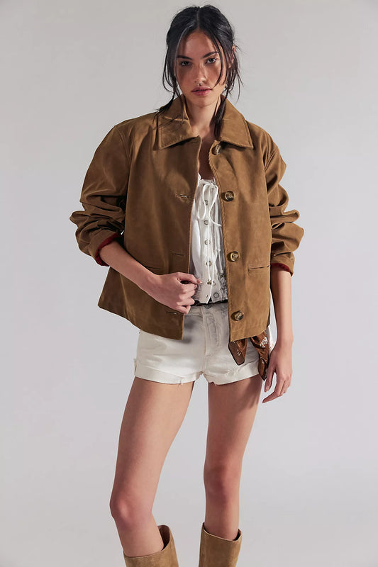 Hera Vegan Suede Jacket