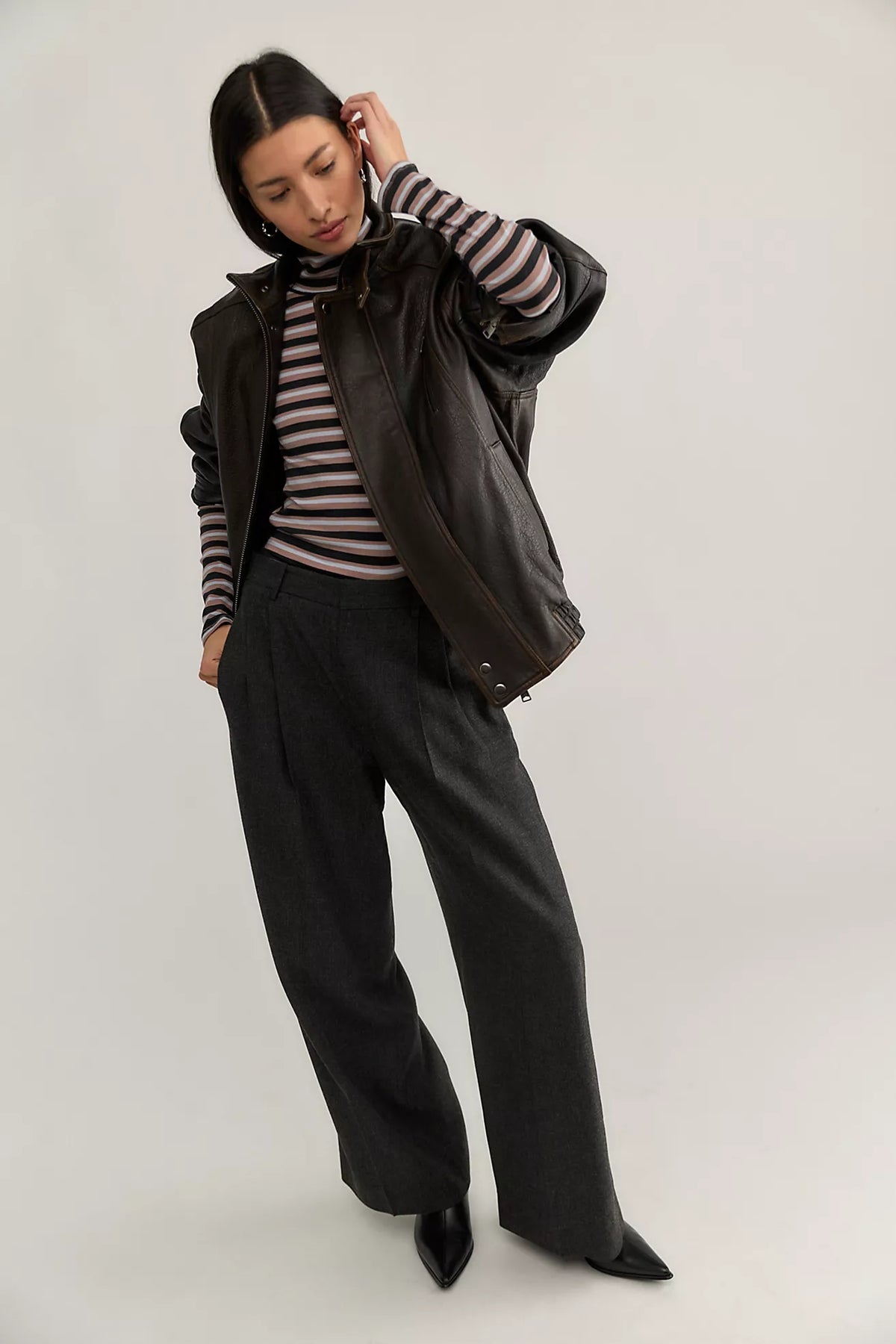 Good Good Striped Turtleneck