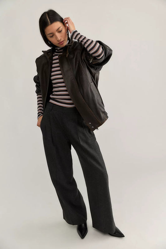 Good Good Striped Turtleneck