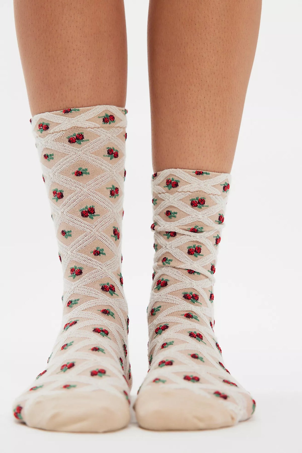 Floral Jaquard Trouser Sock