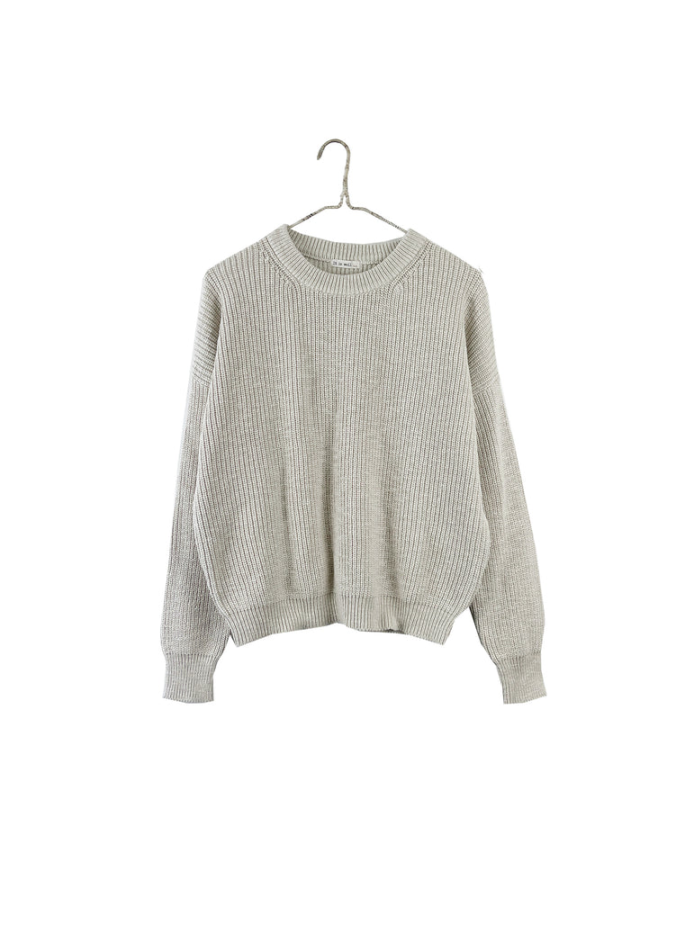 Crewneck Pull On Sweater