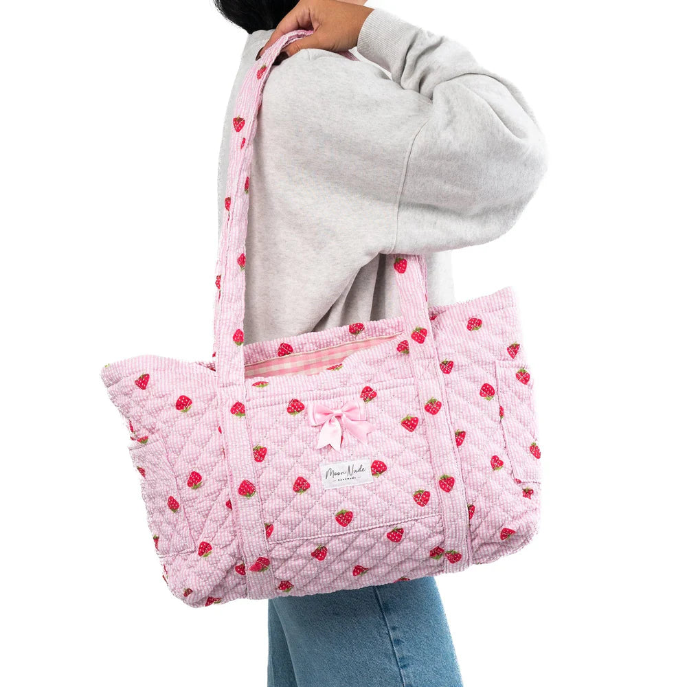 MOON NUDE - Strawberry Tote Bag