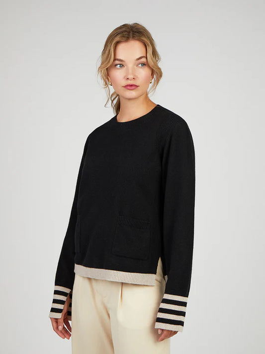 COCOA CASHMERE - Paige Sweater / Black