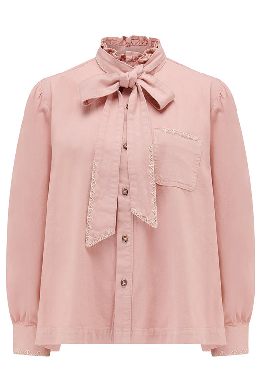 Poet Blouse/ Peony Pink