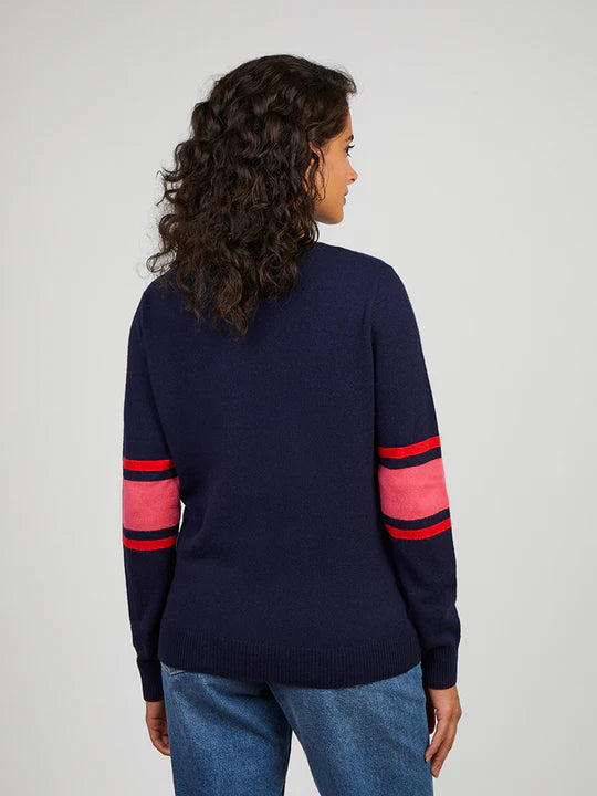 COCOA CASHMERE - Raya Cashmere Sweater / Navy