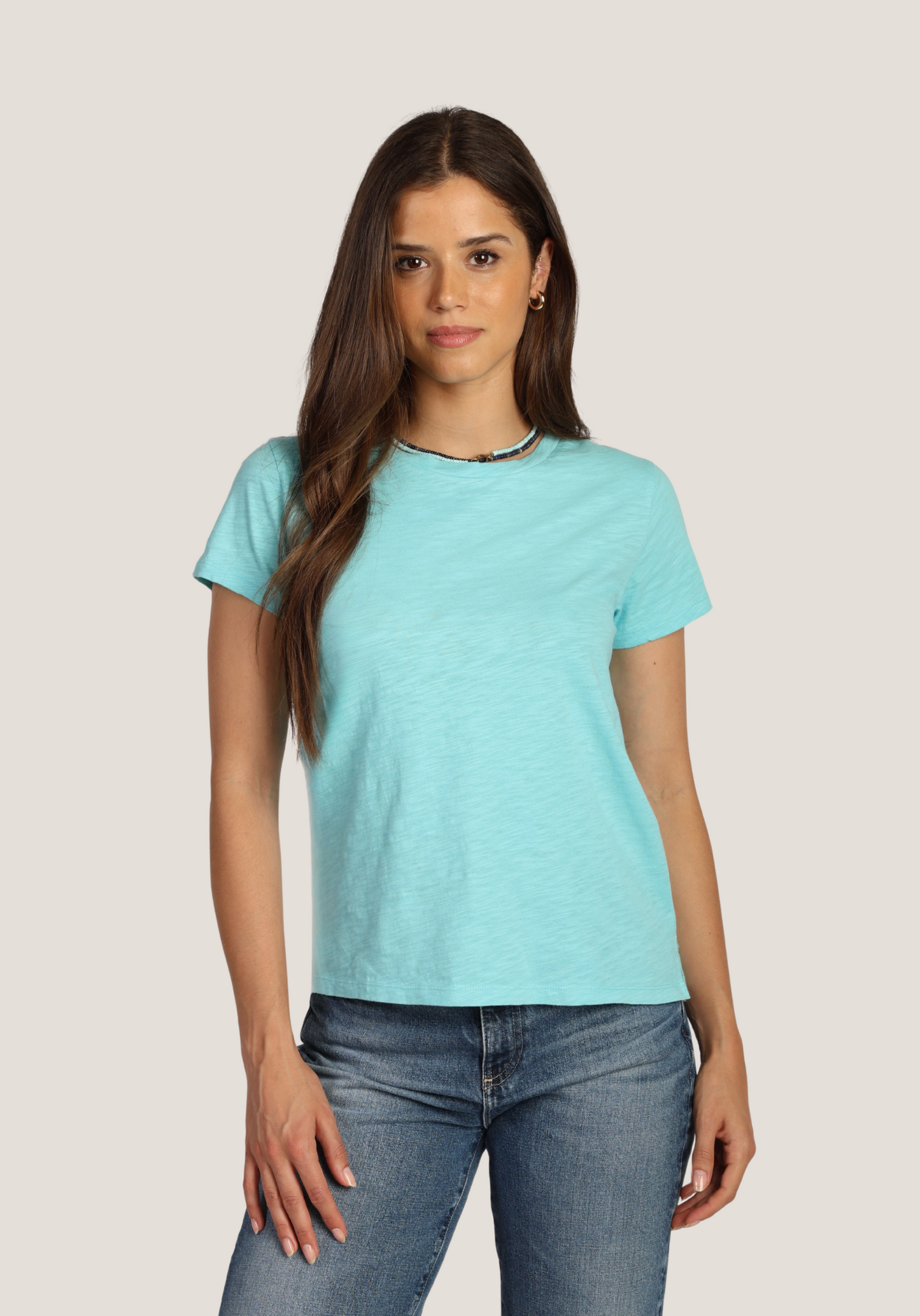 Short Sleeve Modern Crew in Black