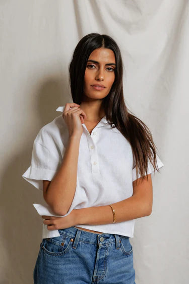 Tabitha Linen Polo