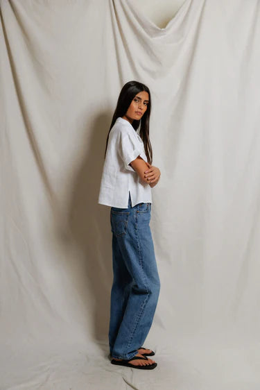 Tabitha Linen Polo