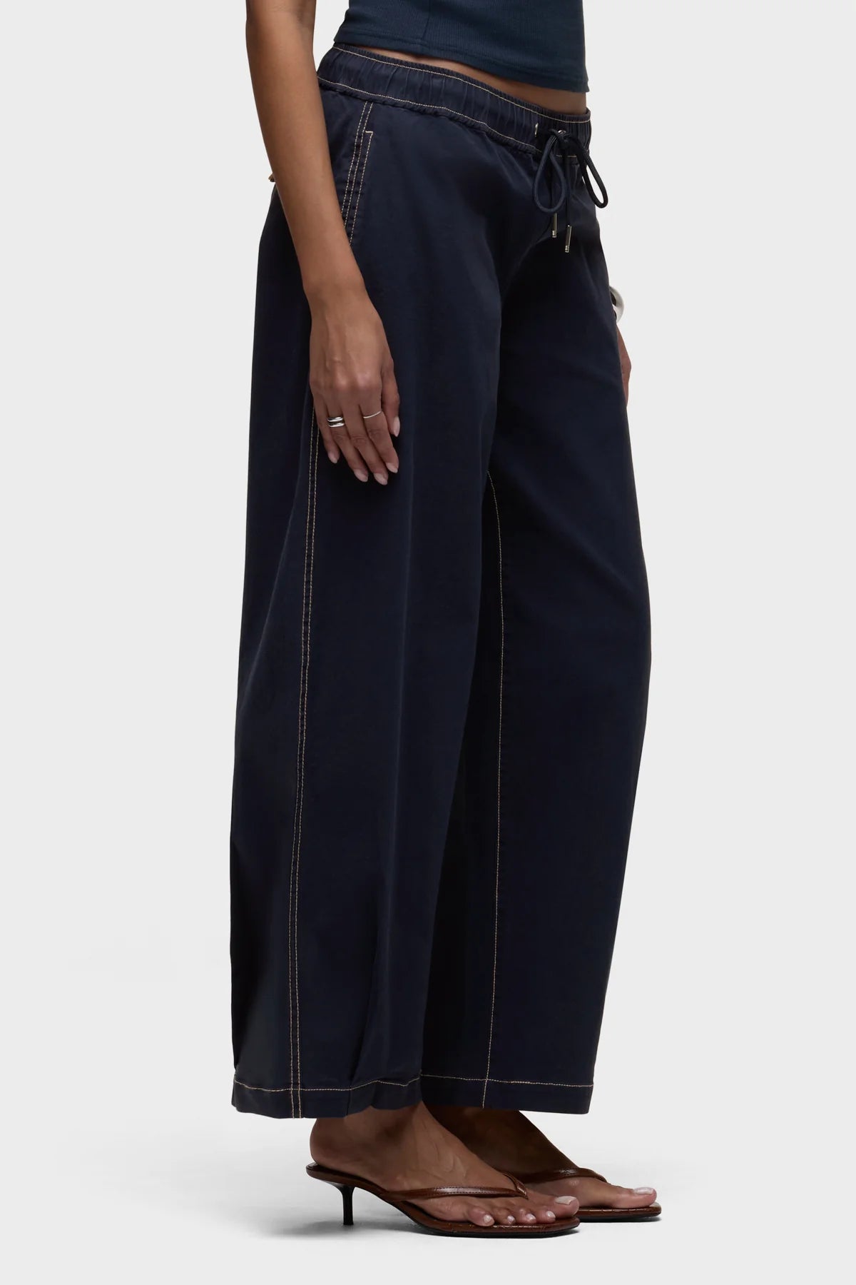 Drawstring Barrel Pant