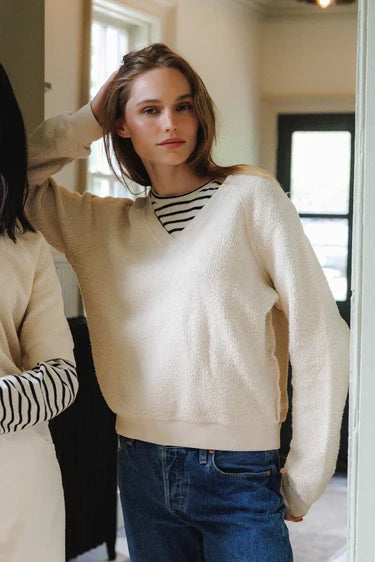 Zuri V-Neck Sweatshirt
